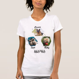 Personlig Pet Photo Collage T Shirt