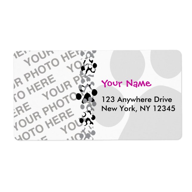 Personlig Pet Photo Fraktsedel (Framsidan)