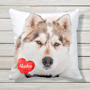 Personlig Pet Photo Gifts Hund älskare Keepsak Kudde