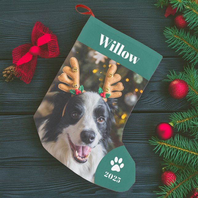 Personlig Pet Photo Helgdag Liten Julstrumpa (Skapare uppladdad)