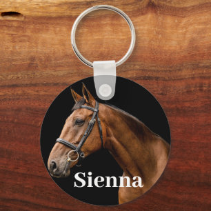 Personlig Pet Photo Horse Lover Mamma Birthday Nyckelring
