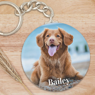 Personlig Pet Photo Hund älskare Keepsak Nyckelring
