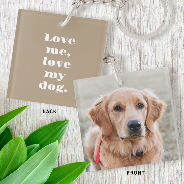 Personlig Pet Photo Hund älskare Khaki Brown (Skapare uppladdad)