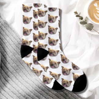 Personlig Pet Photo Julklapp Strumpor