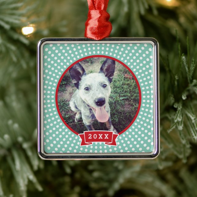 Personlig Pet Photo Keepsak Ornament (Träd)