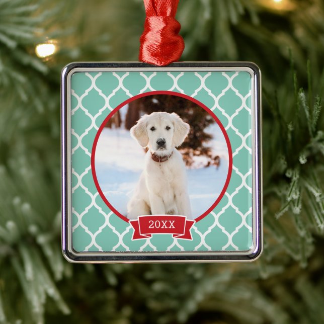 Personlig Pet Photo Keepsak Ornament (Träd)