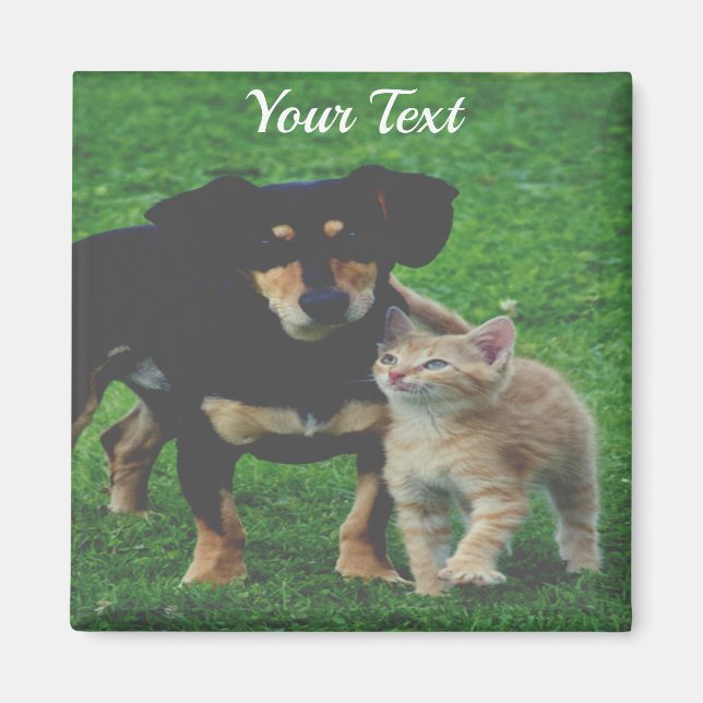 Personlig Pet Photo Magnet (Framsidan)