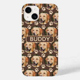 Personlig Pet Photo Mönster Hund Namn