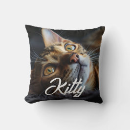 Personlig Pet Photo & Namn Kudde
