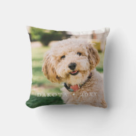Personlig Pet Photo Namn med Play Kudde