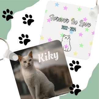 Personlig Pet Photo Nyckelring