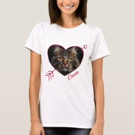 Personlig Pet Photo och Namn T Shirt