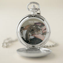 Personlig Pet Photo Pocket Watch
