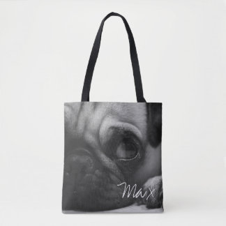 Personlig Pet Photo Tote Bag Tygkasse