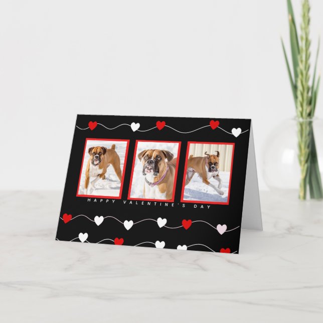 Personlig Pet Valentines Hälsning Kort (Framsida)