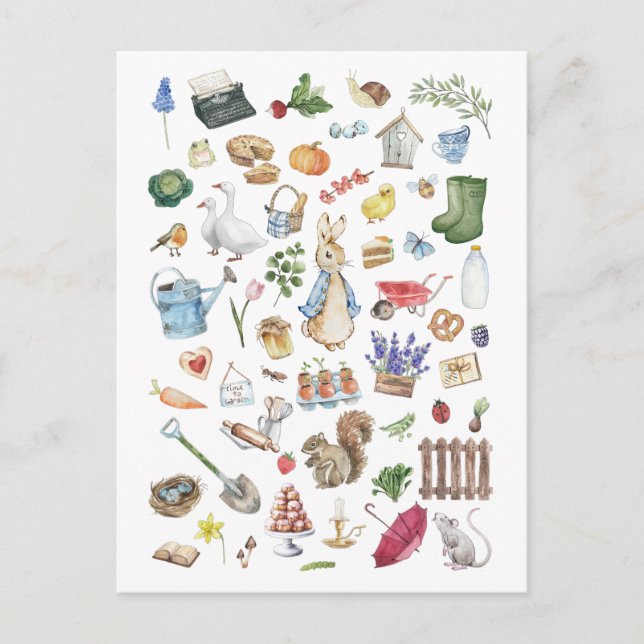 personlig Peter kanin Vykort (Framsida)