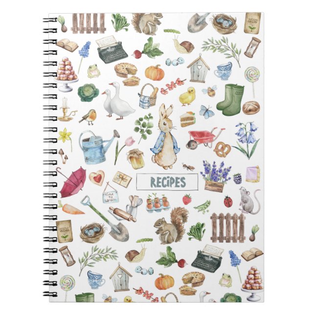 Personlig Peter Rabbit Notebook Anteckningsbok (Framsidan)