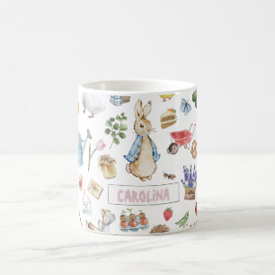 Personlig Peter the Rabbit Kaffemugg