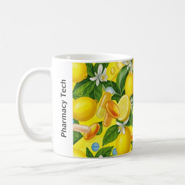 Personlig Pharmacy Mugg Lemon Gult (Vänster)