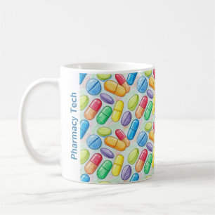 Personlig Pharmacy Mugg med Bright Pencil Pill