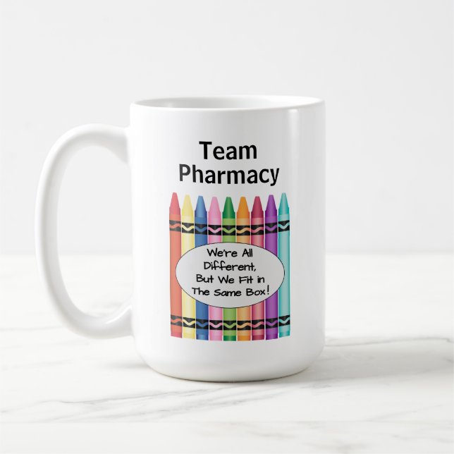 Personlig Pharmacy Technician Large Coffee Mugg (Vänster)