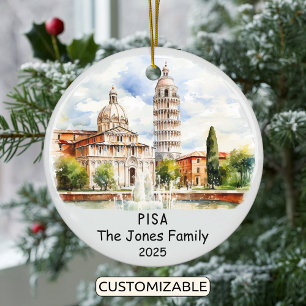 Personlig Philadelphia Ornament, Pennsylvania Julgransprydnad Keramik