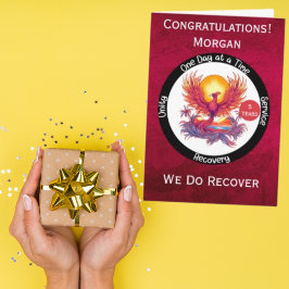 Personlig Phoenix Nyktra Milstolpe Kort