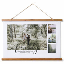 Personlig Photo and Text Photo Collage Family