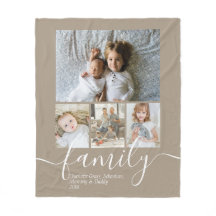 Personlig Photo and Text Photo Collage Family