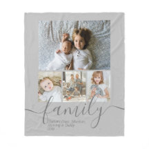 Personlig Photo and Text Photo Collage Family