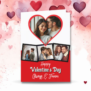 Personlig Photo and Text Valentine Day Kort