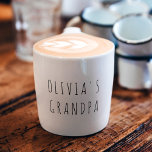 Personlig Photo | Anpassningsbar Gift for Grandpa Espressomugg<br><div class="desc">Börja morfars dag med ett skott av kärlek! Den här personligen espresso kopp har ett speciellt foto och det söta meddelandet "Grandpa" eller "Best Grandpa nånsin" skapar det perfekten present till Far's Day, Grandföräldrar Day, födelsedagar eller bara för att. En liten men meningsfull keepsaké som värmer hans hjärta med varje...</div>