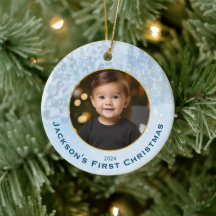 Personlig Photo Baby Första jul