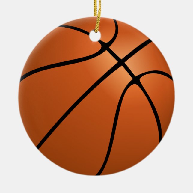 Personlig Photo Basketball Ornament (Framsidan)