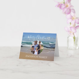 Personlig Photo Beach Ocean-julkort Kort