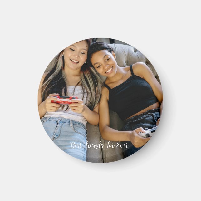 Personlig Photo Best Friends Forever Magnet (Framsidan)