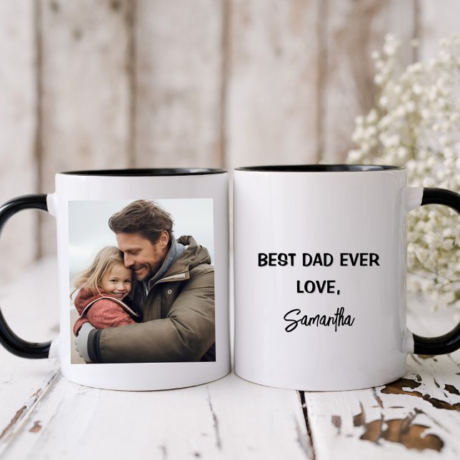 Personlig Photo Best Pappa någonsin Mugg (Skapare uppladdad)