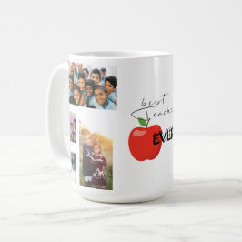 Personlig Photo Best Teacher Kaffemugg