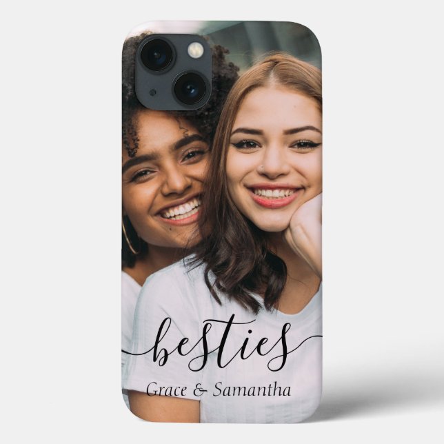 Personlig Photo Besties Best Friends Fodral-Mate (Baksida)