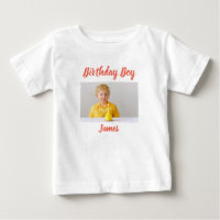 Personlig Photo Birthday Boy Baby