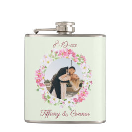 Personlig Photo Bröllop Date Groom-Anpassningsbar Fickplunta