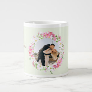 Personlig Photo Bröllop Date Groom-Anpassningsbar Jumbo Mugg