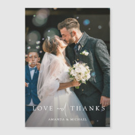 Personlig Photo Bröllop Tack Magnet