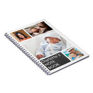 Personlig Photo Collage Anpassningsbar DIY Anteckningsbok