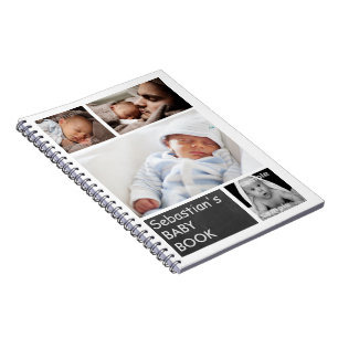 Personlig Photo Collage Baby Anteckningsbok