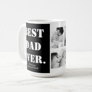 Personlig Photo Collage Best Pappa någonsin Kaffemugg