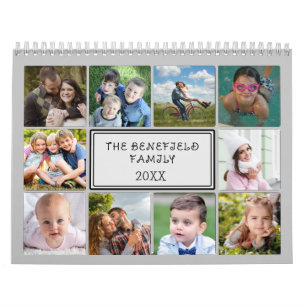 Personlig Photo Collage Calendar Kalender