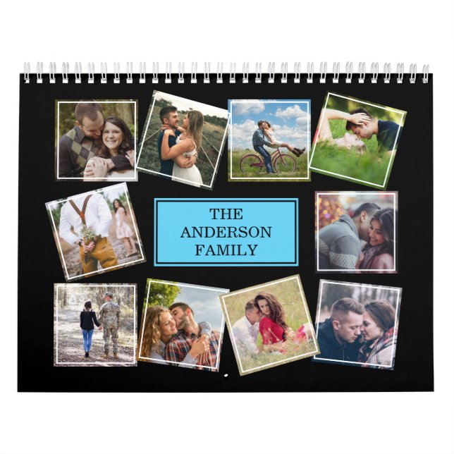 Personlig Photo Collage Calendar Kalender (Omslag)