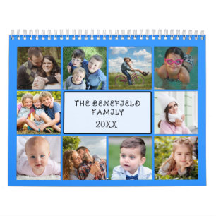 Personlig Photo Collage Calendar Kalender