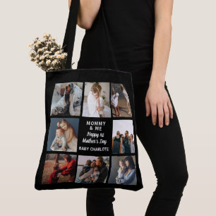 Personlig Photo Collage Familends Family Tote Bag Tygkasse